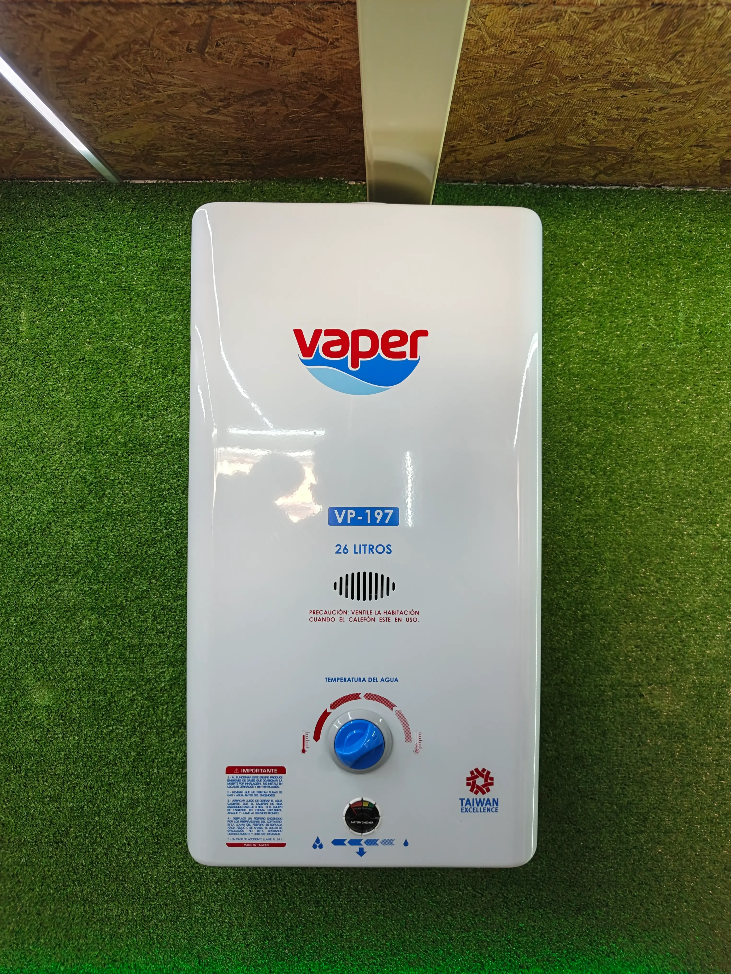 Venta de Calefón VAPER 26 Lts en Loja - Calefón original con garantía